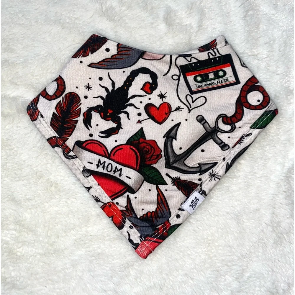 New Tough Love Red Fletch bib